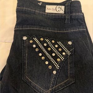 KABA Black Studded Jeans